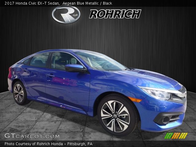 2017 Honda Civic EX-T Sedan in Aegean Blue Metallic