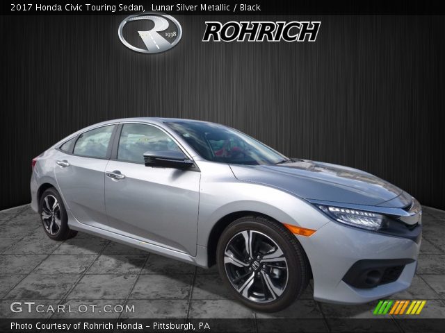 2017 Honda Civic Touring Sedan in Lunar Silver Metallic