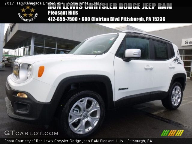 2017 Jeep Renegade Limited 4x4 in Alpine White