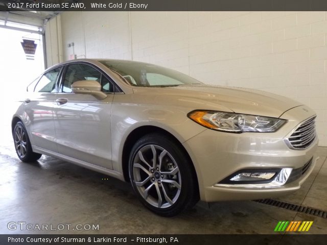 2017 Ford Fusion SE AWD in White Gold