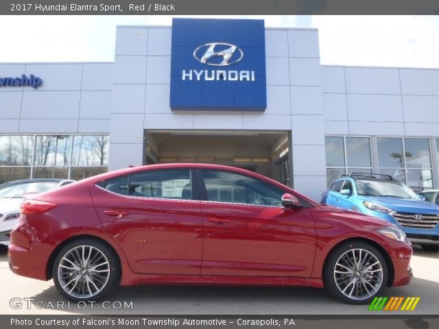 2017 Hyundai Elantra Sport in Red
