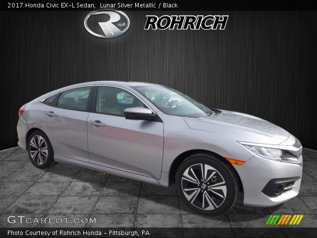 2017 Honda Civic EX-L Sedan in Lunar Silver Metallic
