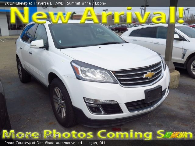 2017 Chevrolet Traverse LT AWD in Summit White