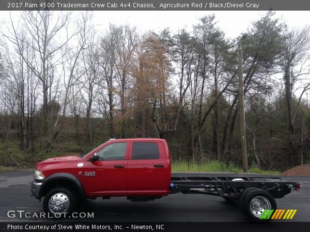 2017 Ram 4500 Tradesman Crew Cab 4x4 Chassis in Agriculture Red