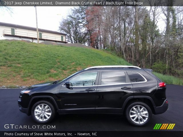 2017 Jeep Cherokee Limited in Diamond Black Crystal Pearl