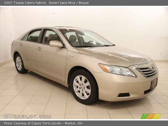 2007 Toyota Camry Hybrid in Desert Sand Mica