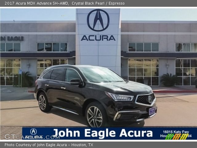 2017 Acura MDX Advance SH-AWD in Crystal Black Pearl