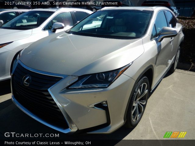 2017 Lexus RX 350 AWD in Satin Cashmere Metallic