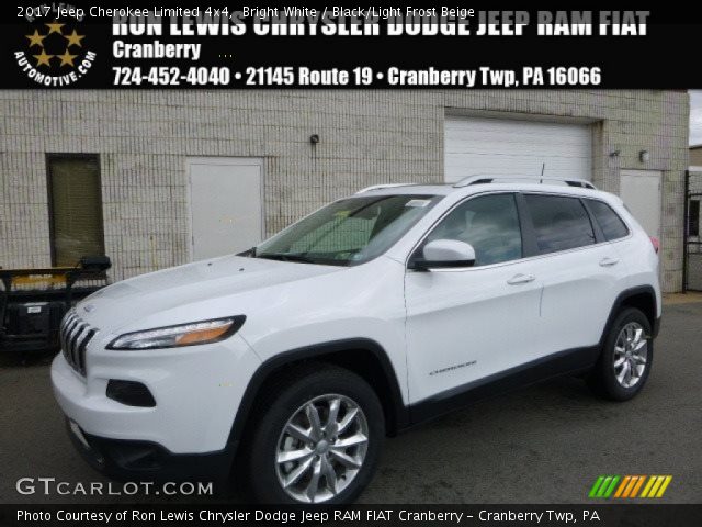 2017 Jeep Cherokee Limited 4x4 in Bright White