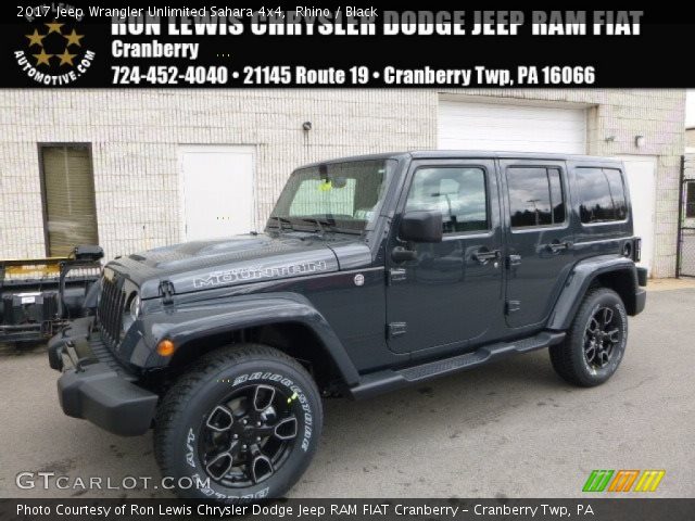 2017 Jeep Wrangler Unlimited Sahara 4x4 in Rhino