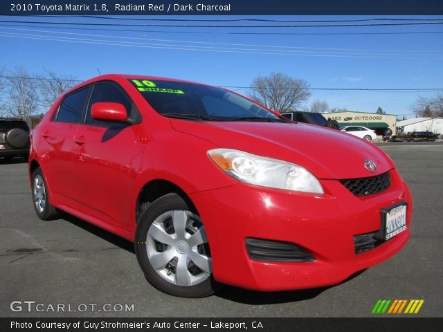 2010 Toyota Matrix 1.8 in Radiant Red