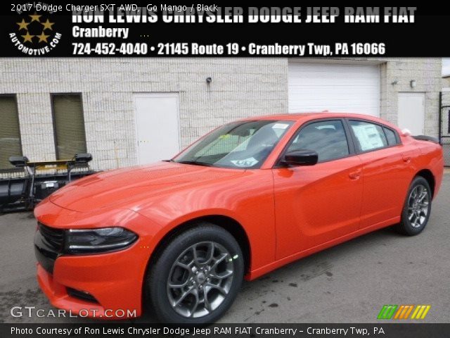 2017 Dodge Charger SXT AWD in Go Mango