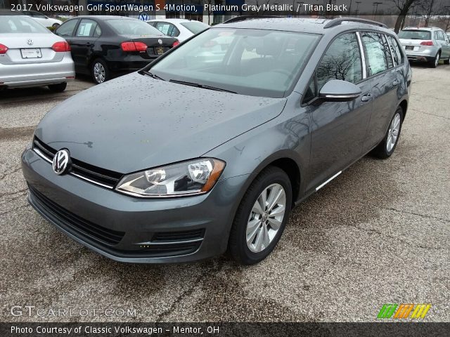 2017 Volkswagen Golf SportWagen S 4Motion in Platinum Gray Metallic