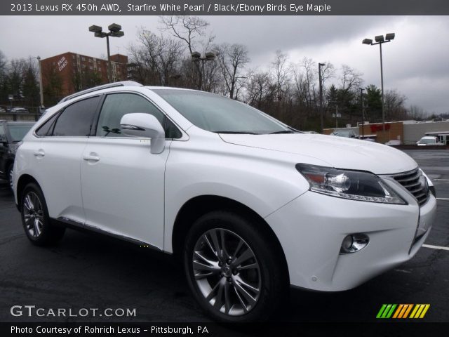 2013 Lexus RX 450h AWD in Starfire White Pearl