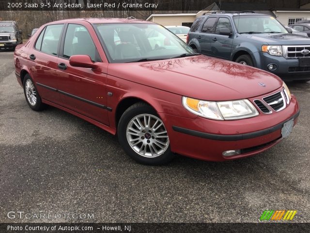 2005 Saab 9-5 Arc Sedan in Laser Red