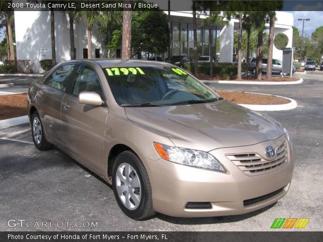 2008 Toyota Camry LE in Desert Sand Mica