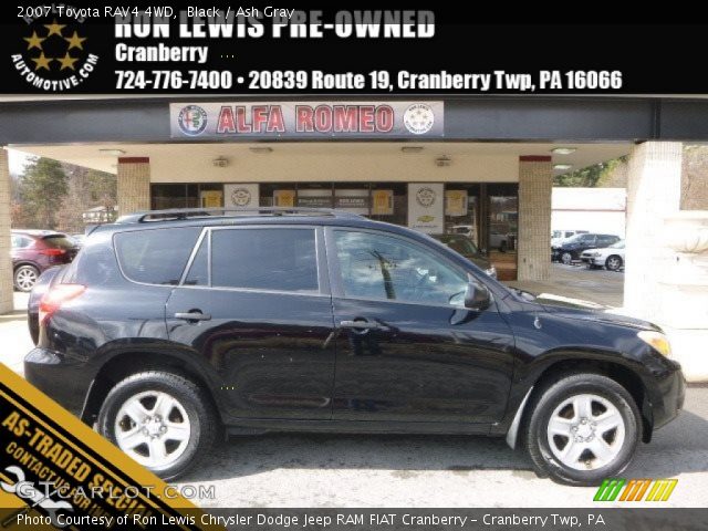 2007 Toyota RAV4 4WD in Black