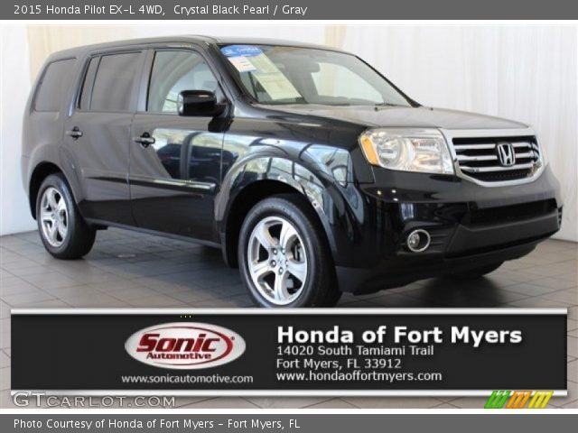 2015 Honda Pilot EX-L 4WD in Crystal Black Pearl