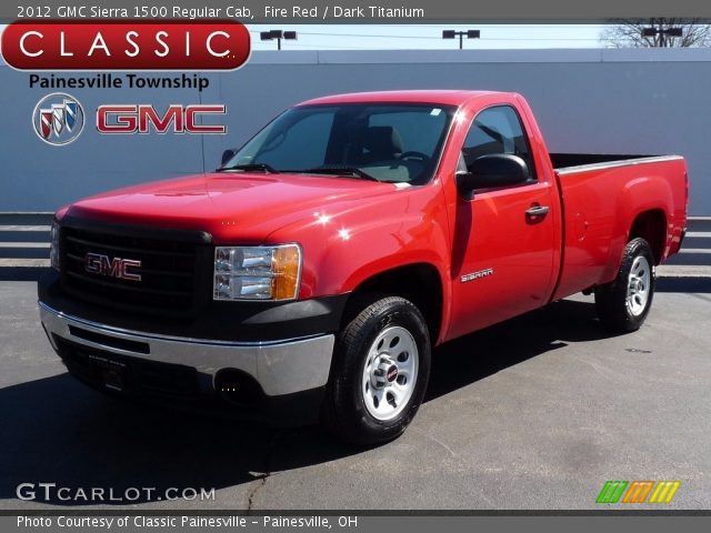 2012 GMC Sierra 1500 Regular Cab in Fire Red