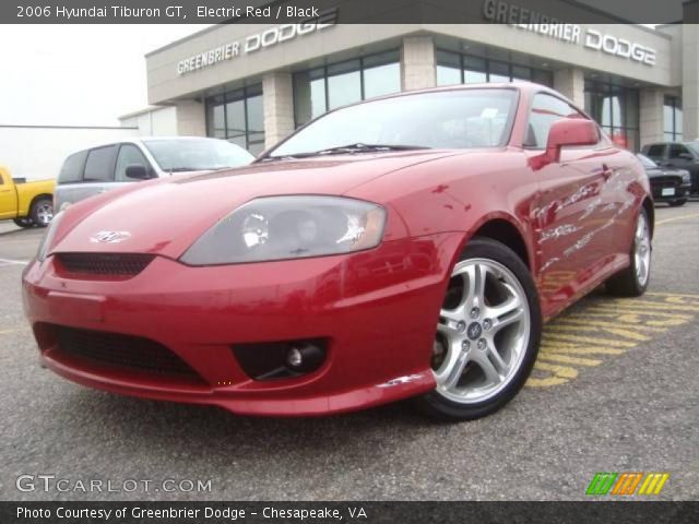 2006 Hyundai Tiburon GT in Electric Red