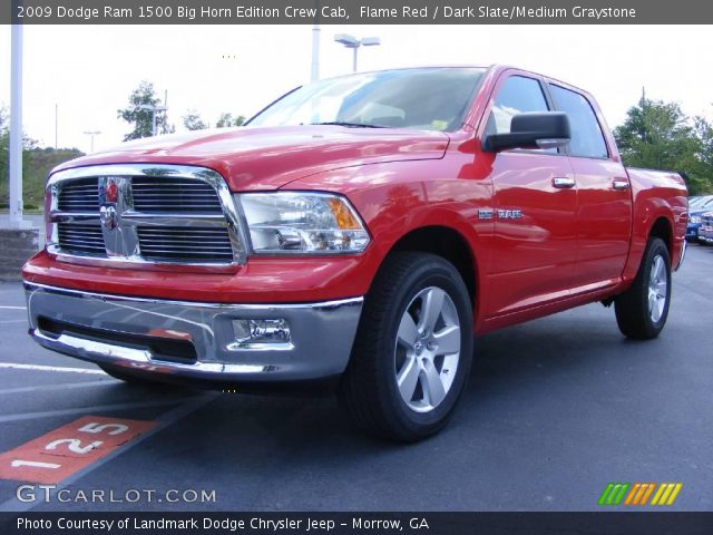 2009 Dodge Ram 1500 Big Horn Edition Crew Cab in Flame Red