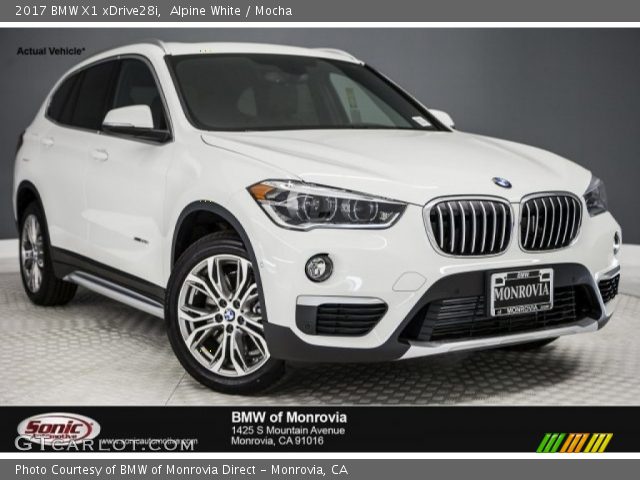 2017 BMW X1 xDrive28i in Alpine White