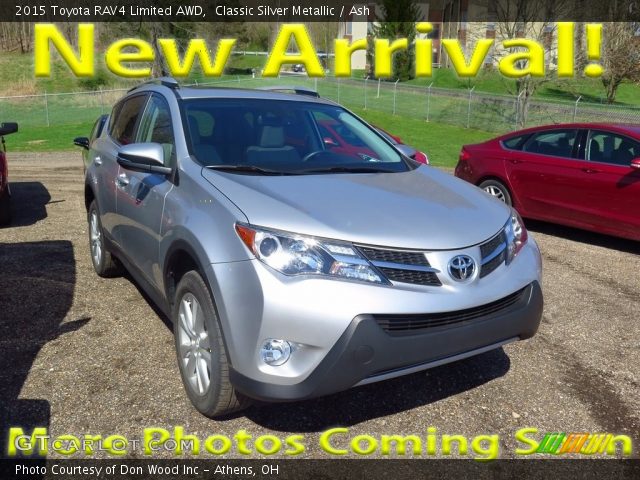 2015 Toyota RAV4 Limited AWD in Classic Silver Metallic