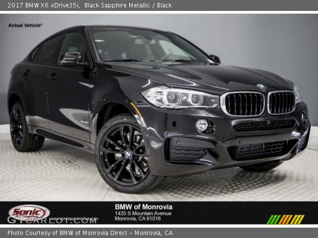 2017 BMW X6 xDrive35i in Black Sapphire Metallic