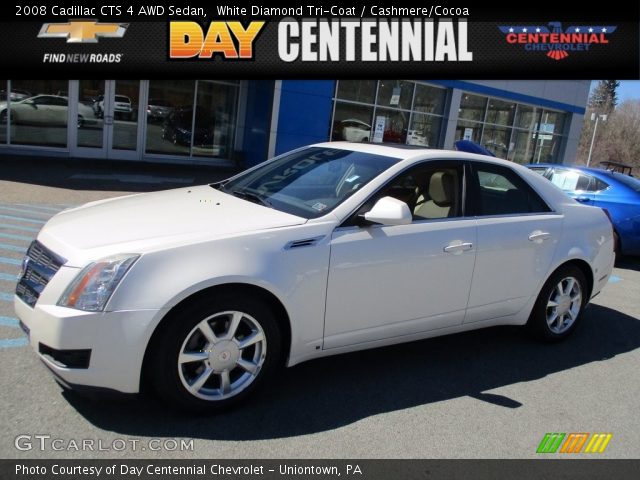 2008 Cadillac CTS 4 AWD Sedan in White Diamond Tri-Coat
