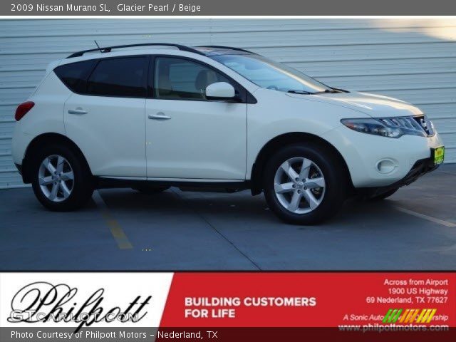 2009 Nissan Murano SL in Glacier Pearl