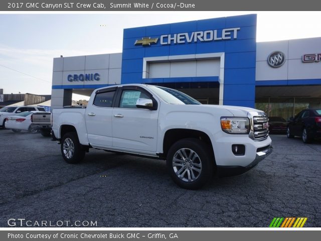 2017 GMC Canyon SLT Crew Cab in Summit White