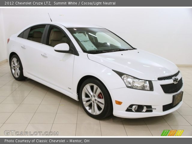 2012 Chevrolet Cruze LTZ in Summit White