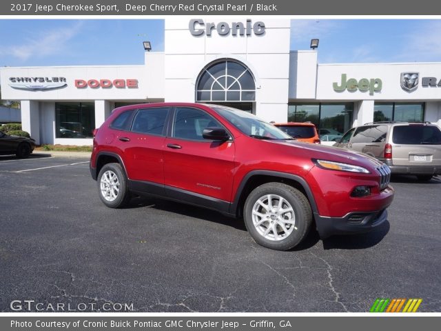 2017 Jeep Cherokee Sport in Deep Cherry Red Crystal Pearl