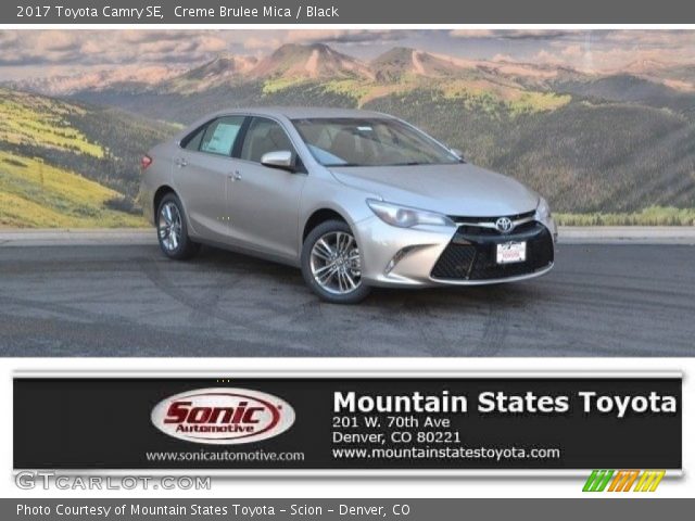 2017 Toyota Camry SE in Creme Brulee Mica