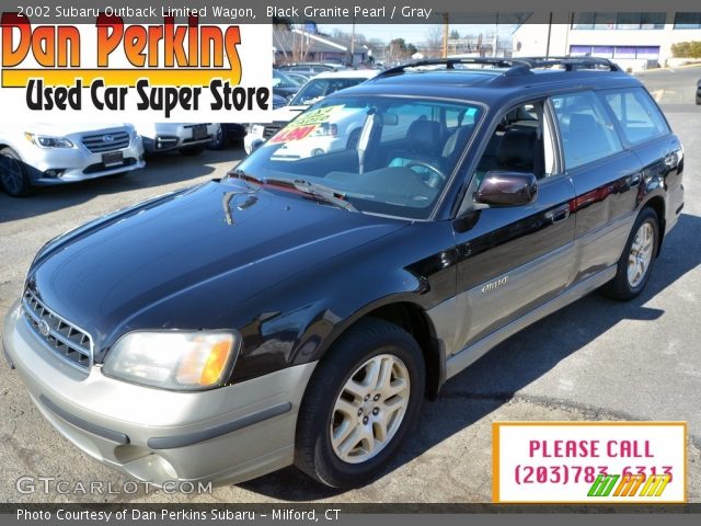 2002 Subaru Outback Limited Wagon in Black Granite Pearl