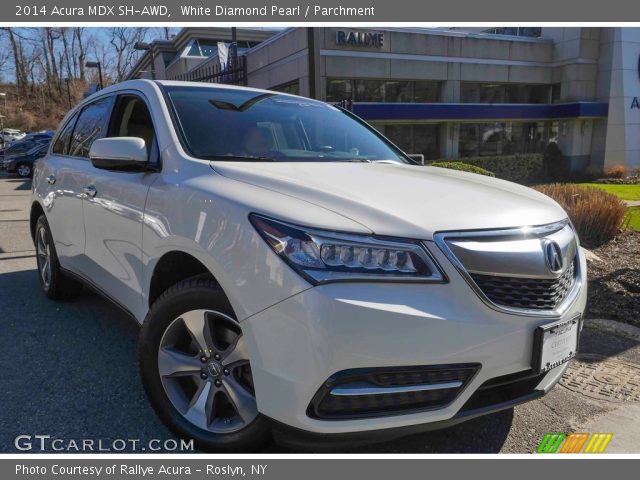 2014 Acura MDX SH-AWD in White Diamond Pearl
