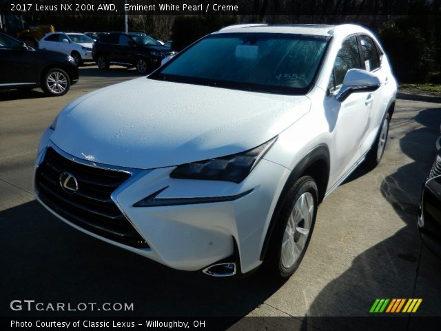2017 Lexus NX 200t AWD in Eminent White Pearl