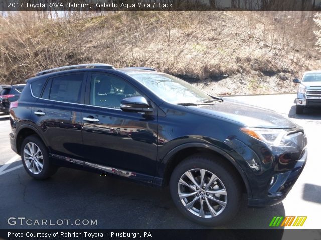 2017 Toyota RAV4 Platinum in Galactic Aqua Mica