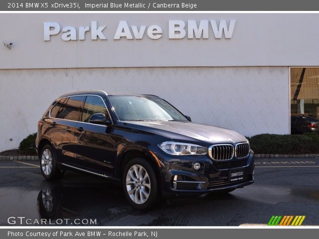 2014 BMW X5 xDrive35i in Imperial Blue Metallic