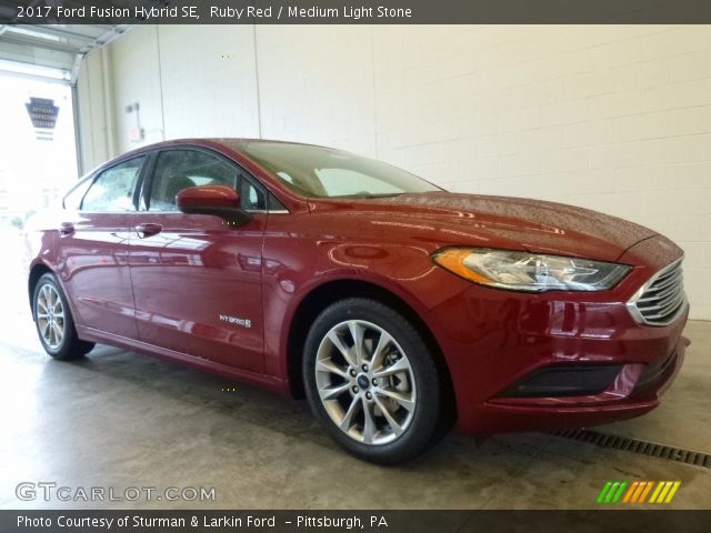2017 Ford Fusion Hybrid SE in Ruby Red