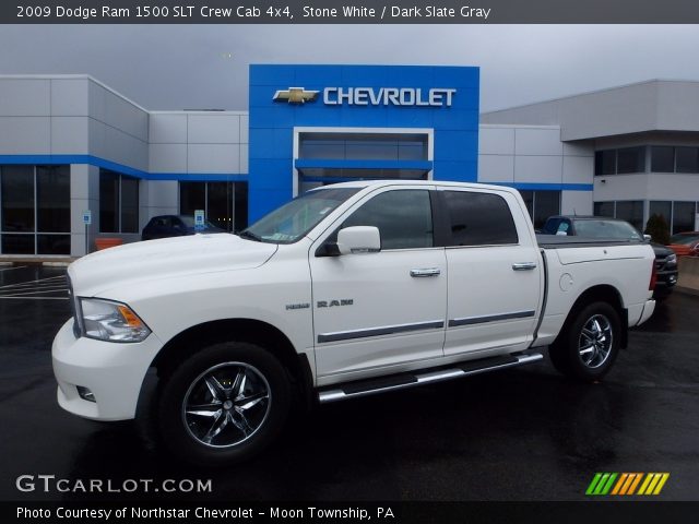 2009 Dodge Ram 1500 SLT Crew Cab 4x4 in Stone White