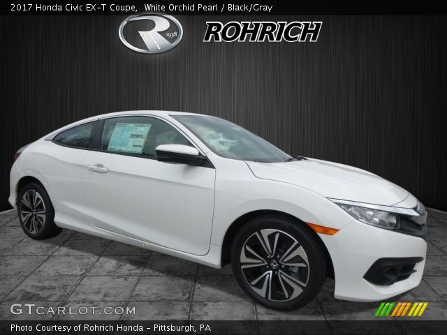 2017 Honda Civic EX-T Coupe in White Orchid Pearl