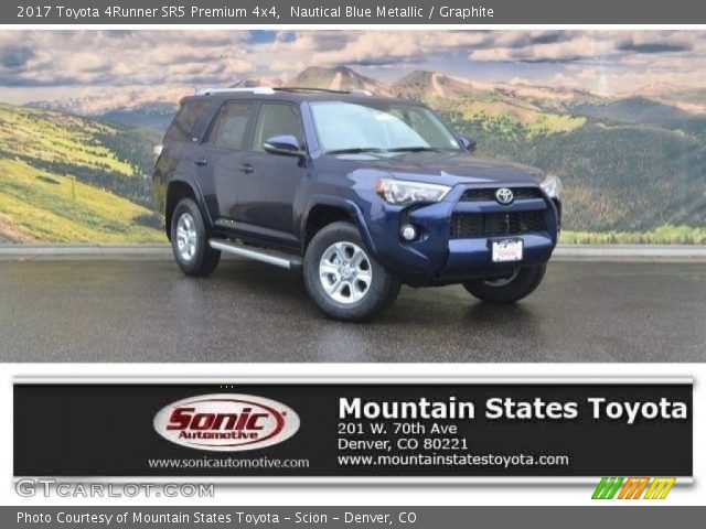 2017 Toyota 4Runner SR5 Premium 4x4 in Nautical Blue Metallic