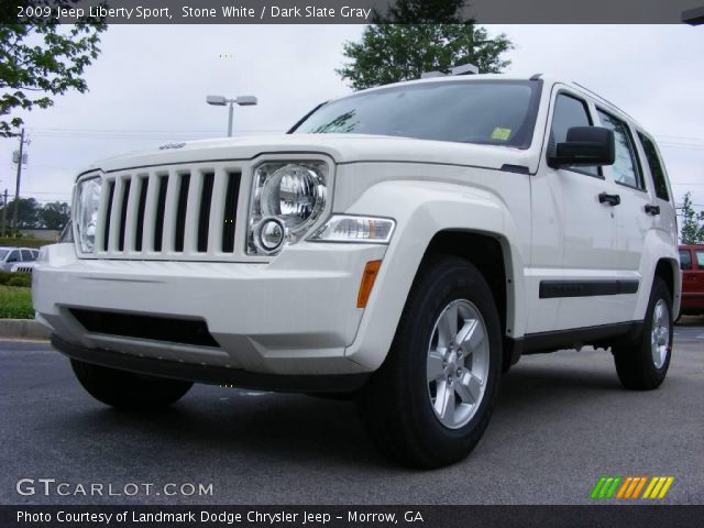 2009 Jeep Liberty Sport in Stone White
