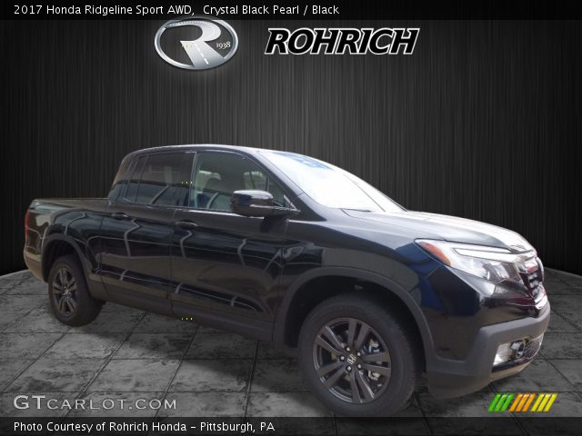 2017 Honda Ridgeline Sport AWD in Crystal Black Pearl