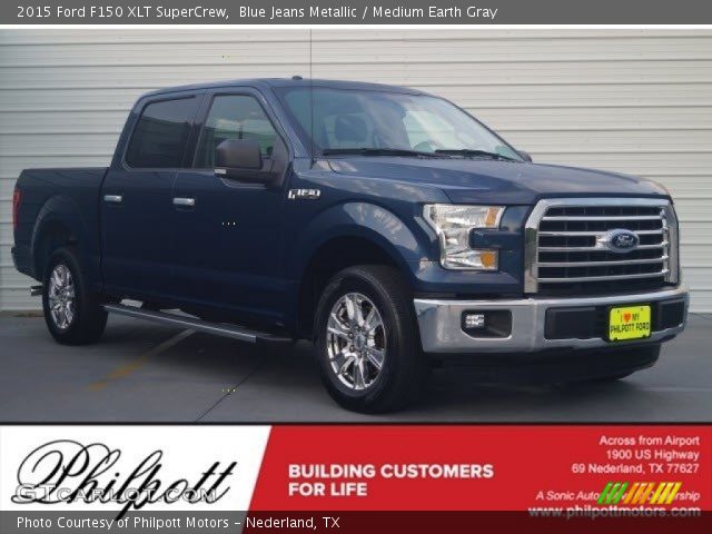 2015 Ford F150 XLT SuperCrew in Blue Jeans Metallic