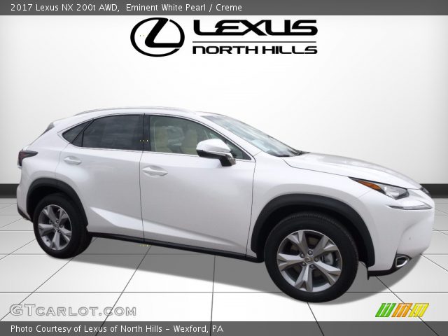 2017 Lexus NX 200t AWD in Eminent White Pearl