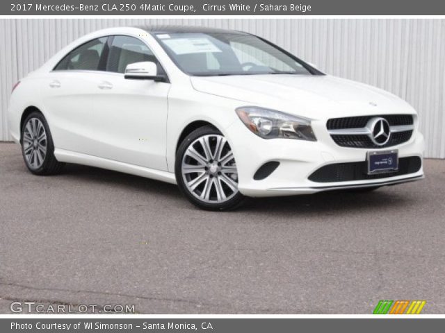 2017 Mercedes-Benz CLA 250 4Matic Coupe in Cirrus White