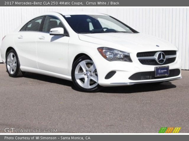 2017 Mercedes-Benz CLA 250 4Matic Coupe in Cirrus White