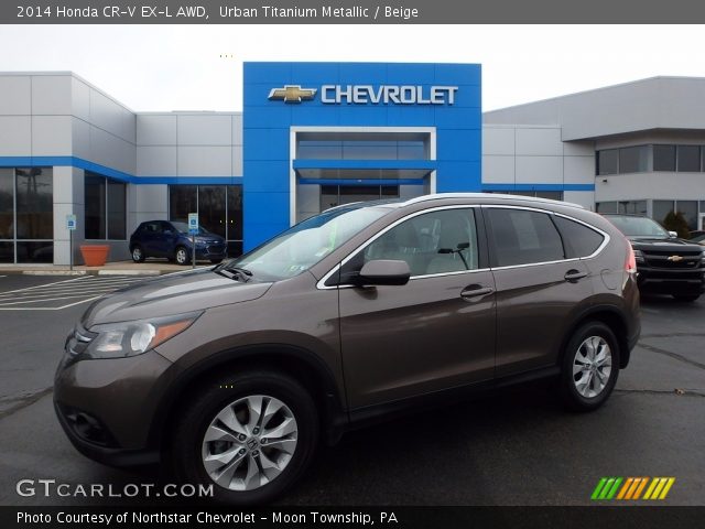 2014 Honda CR-V EX-L AWD in Urban Titanium Metallic
